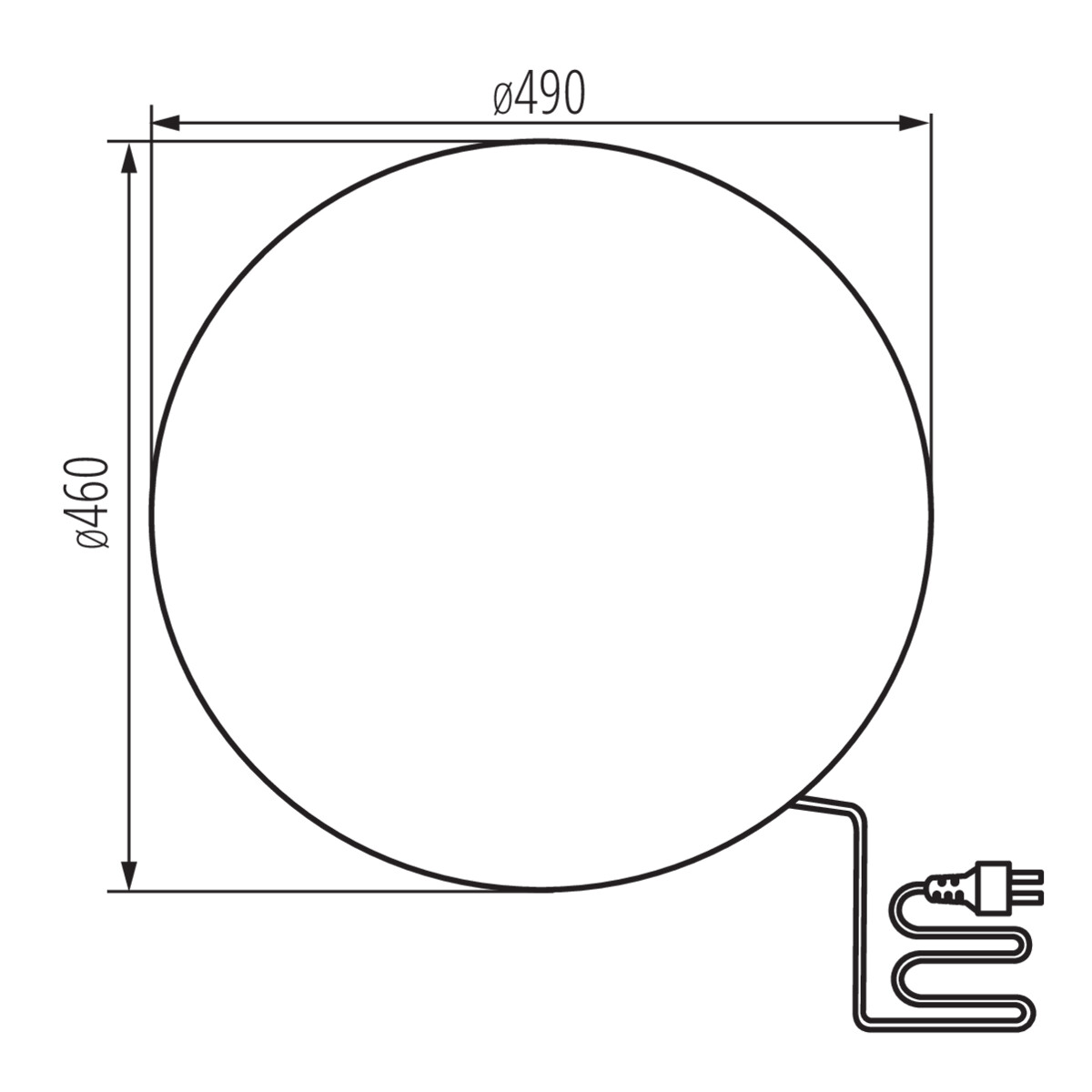 Kanlux STONO 490 N