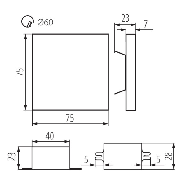 Kanlux APUS LED AC-WW