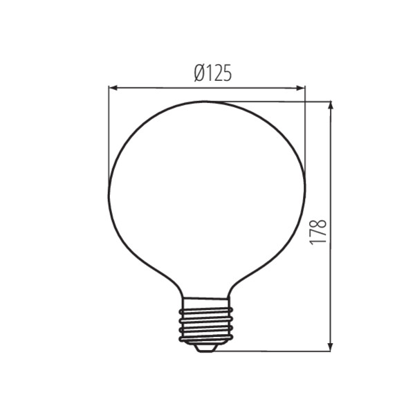 Kanlux XLED G125 7W-WW *LAMPA LED