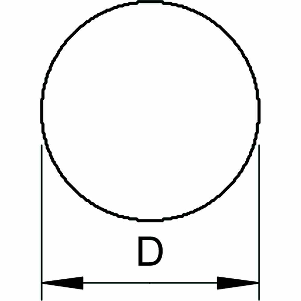 OBO BETTERMANN Runddraht, Ø10mm, rostfreier Stahl (V4A), unbehandelt, ohne Mantel