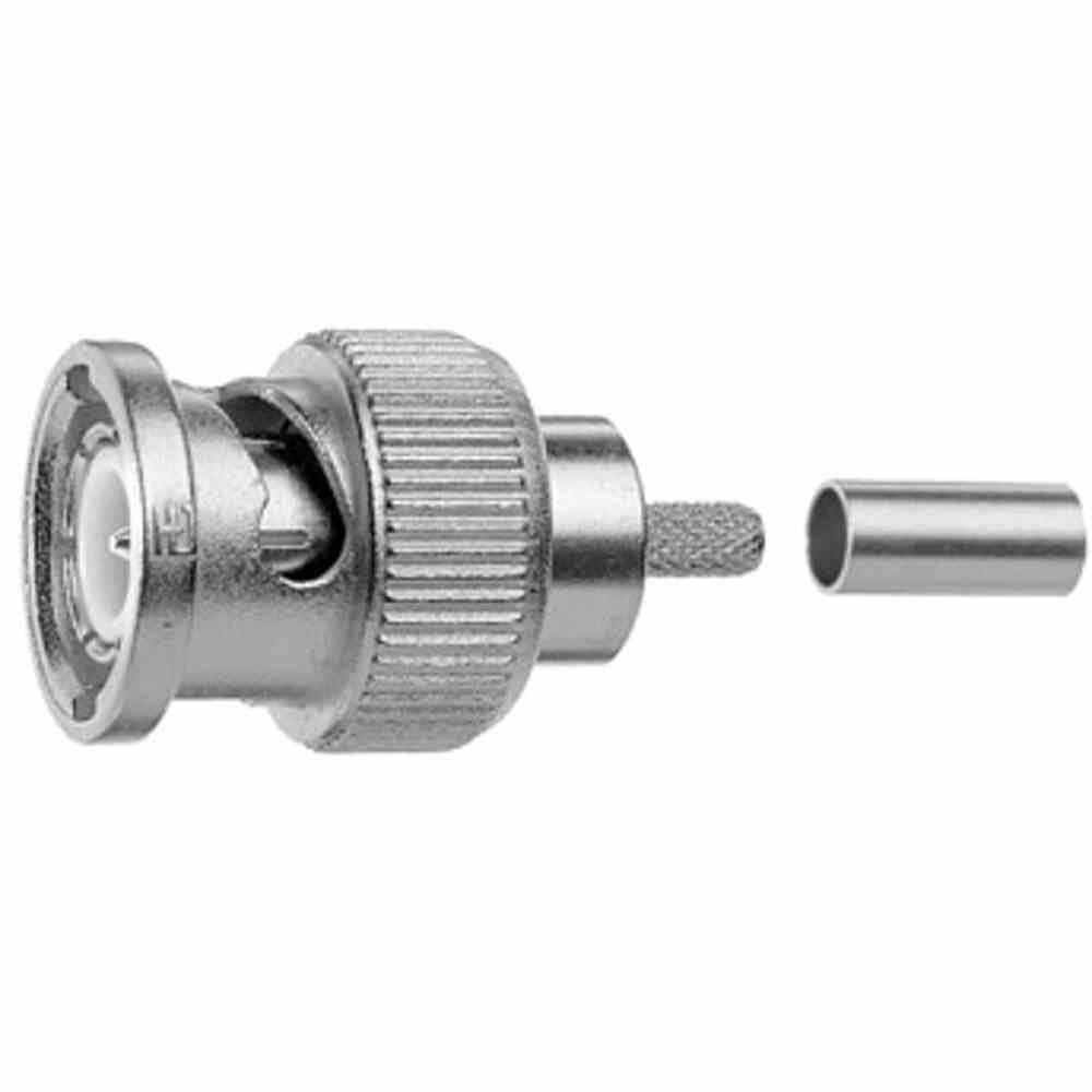 TELEGÄRTNER BNC-, RG 59, 75Ohm, Crimp/Crimp – J01002A1288Y