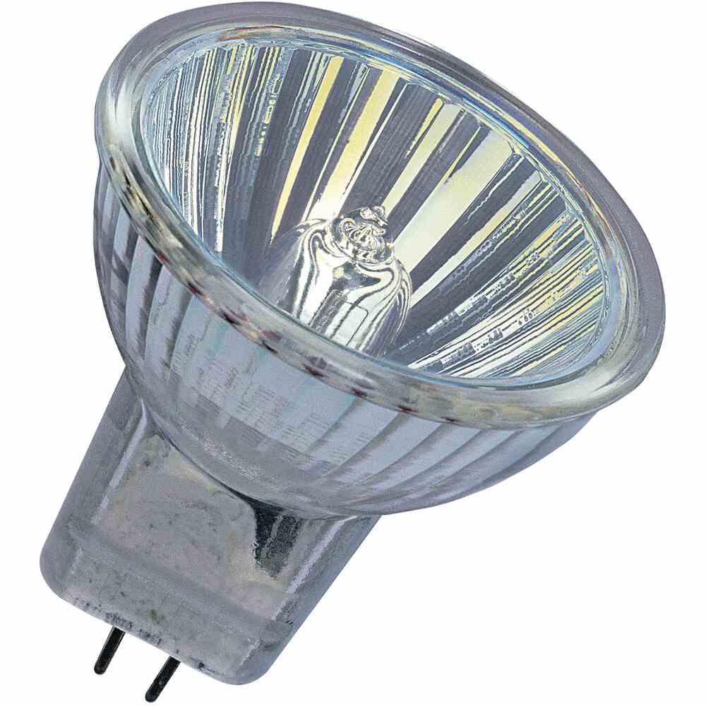 OSRAM DECOSTAR35S NV-Halogenreflektorlampe, 20W, GU4, 12V, 36°, Ø35mm, Glas, UV-Schutz, 580cd, Cool Beam