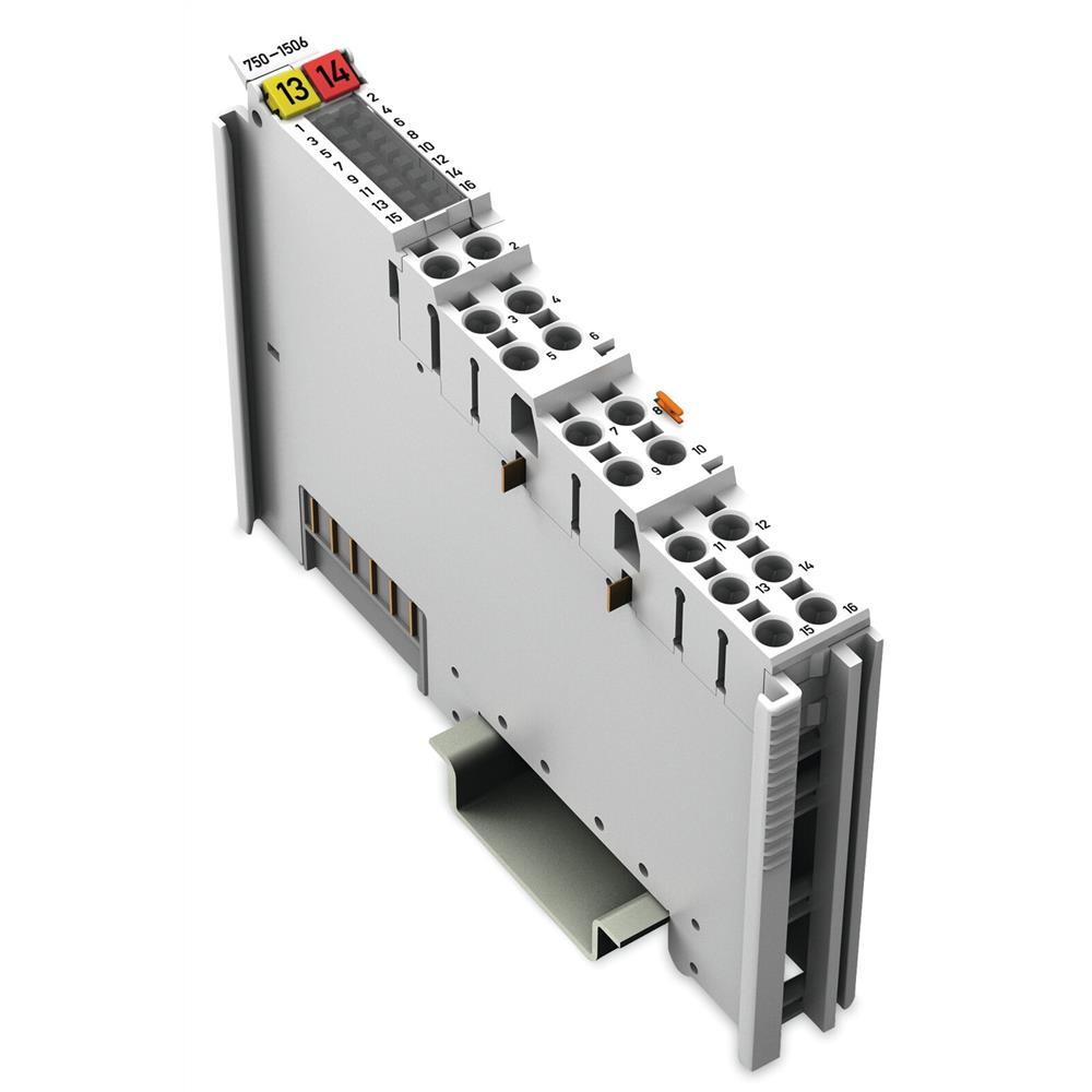 WAGO 8-Kanal-Digitalein-/-ausgangsklemme DC 24 V positivschaltend – 750-1506