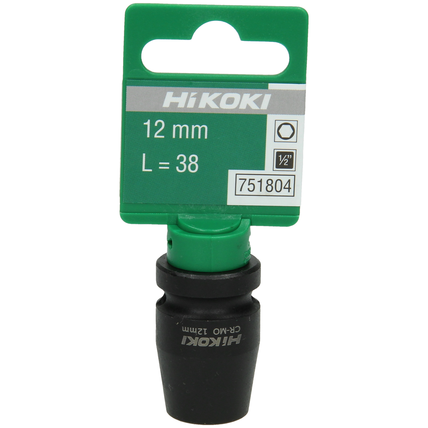 HiKOKI Kraftstecknuss 1/2" 12x38mm