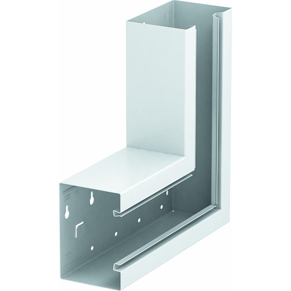 OBO BETTERMANN Flachwinkel symmetrisch 90x130mm, St, reinweiß RAL 9010 symmetrisch,90x130mm – GS-SFS90130RW