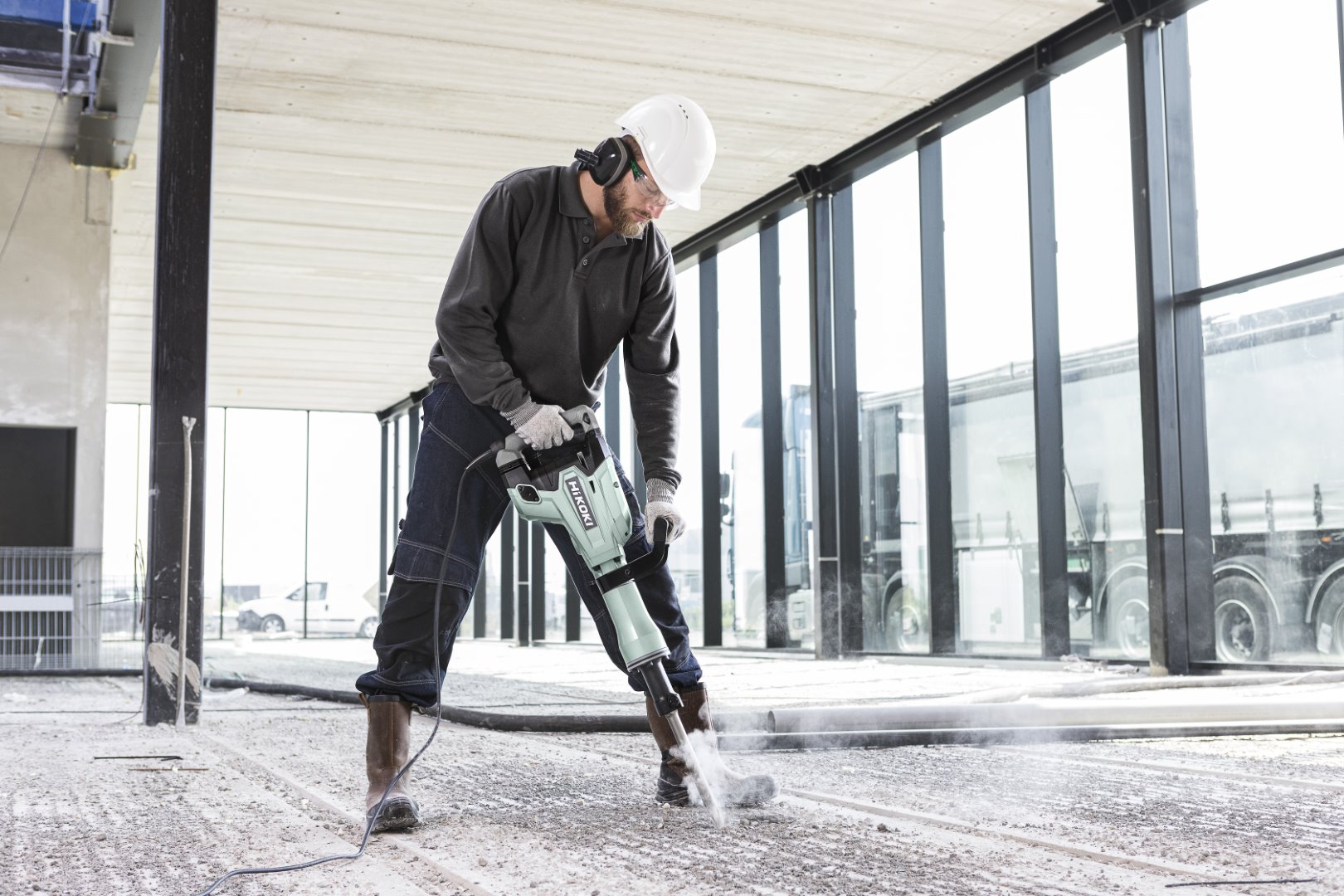 HiKOKI H65SB3 (Transportkoffer) (30 mm Sechskant ) 37,4 J 17,0 Kg