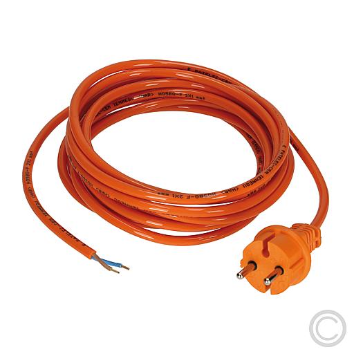 Anschlussleitung PUR H05BQ-F 2x1mm² orange  5m