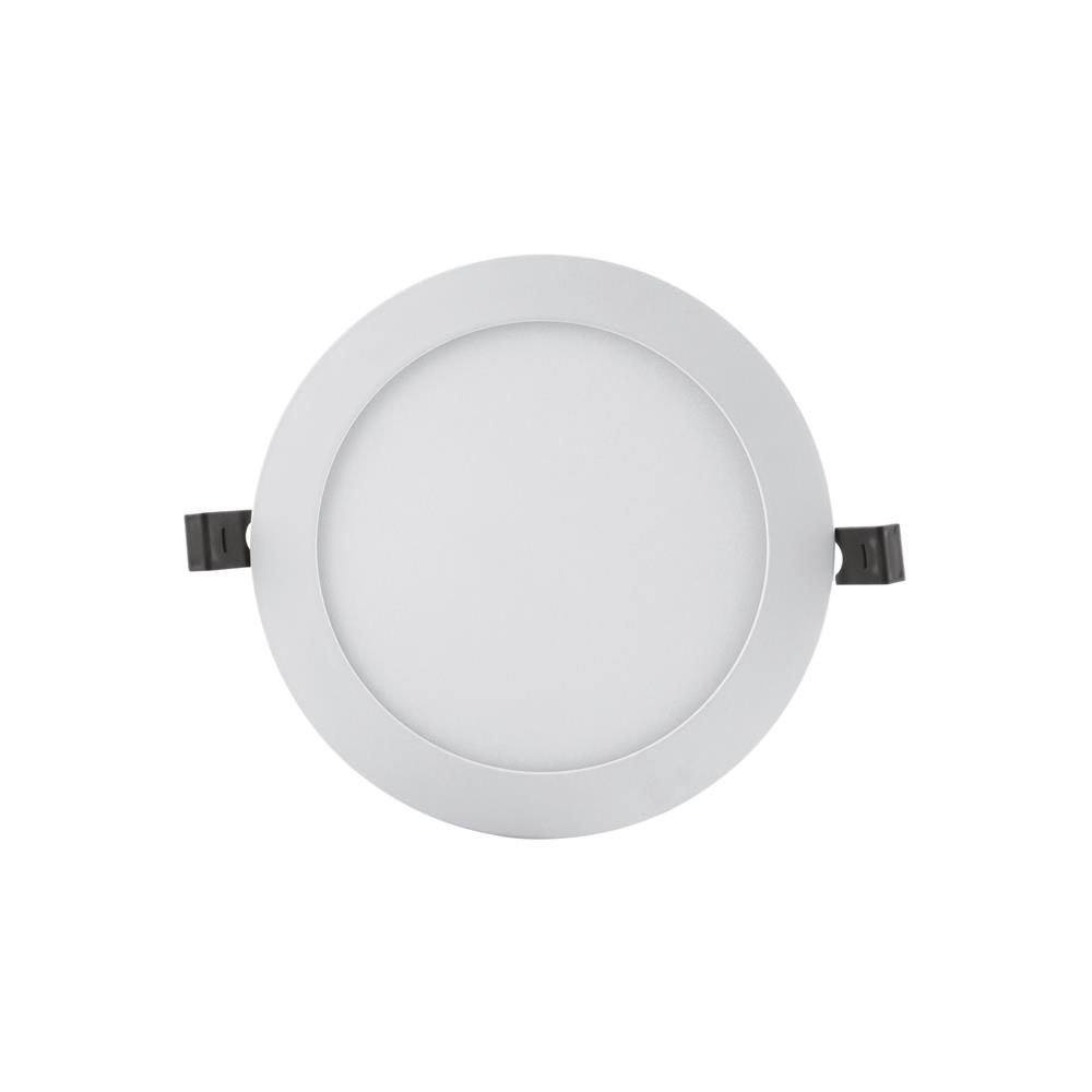 LEDVANCE LED-Einbaustrahler, 17W, Konverter, 1LED, 3000K, 1350lm, Aluminium, IP20 extrem breitstrahlend >80°, Ø192x23mm –