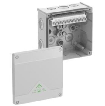 Spelsberg ABOX 10010 Abzweigkasten, 152x152mm, Kunststoff  grau, IP66, IK07, Halogenfrei, Abox 100-10²