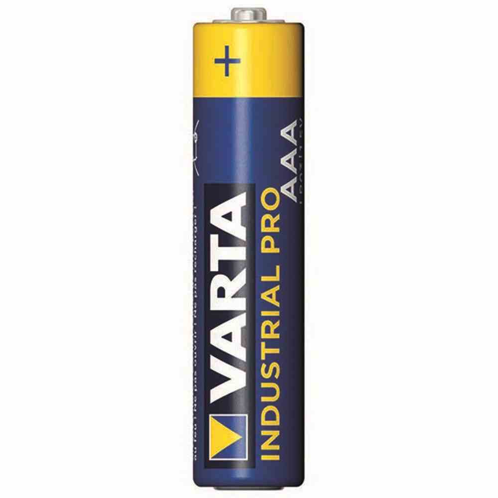 VARTA Micro Batterie (AAA/AM4), 1,5V, LR03, Alkali-Mangan, 1200mAh, Ø10,5x44,5mm, INDUSTRIAL