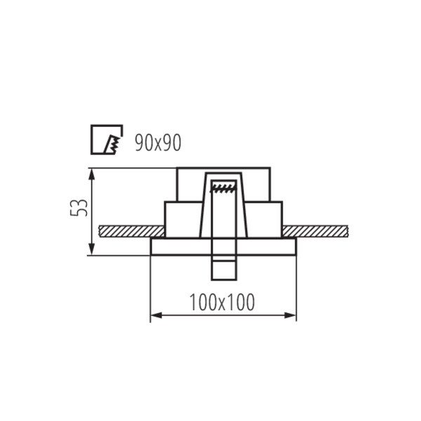 Kanlux REUL DTL W/B