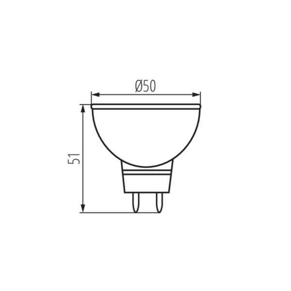 Kanlux TOMI LED5W MR16-CW