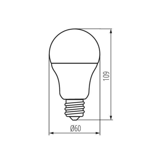 A60 N 9,5W E27-WW 1050 Lumen warmweiß