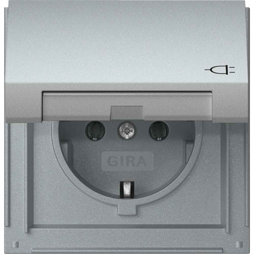 GIRA SCHUKO KD Gira TX_44 F Alu – 445465