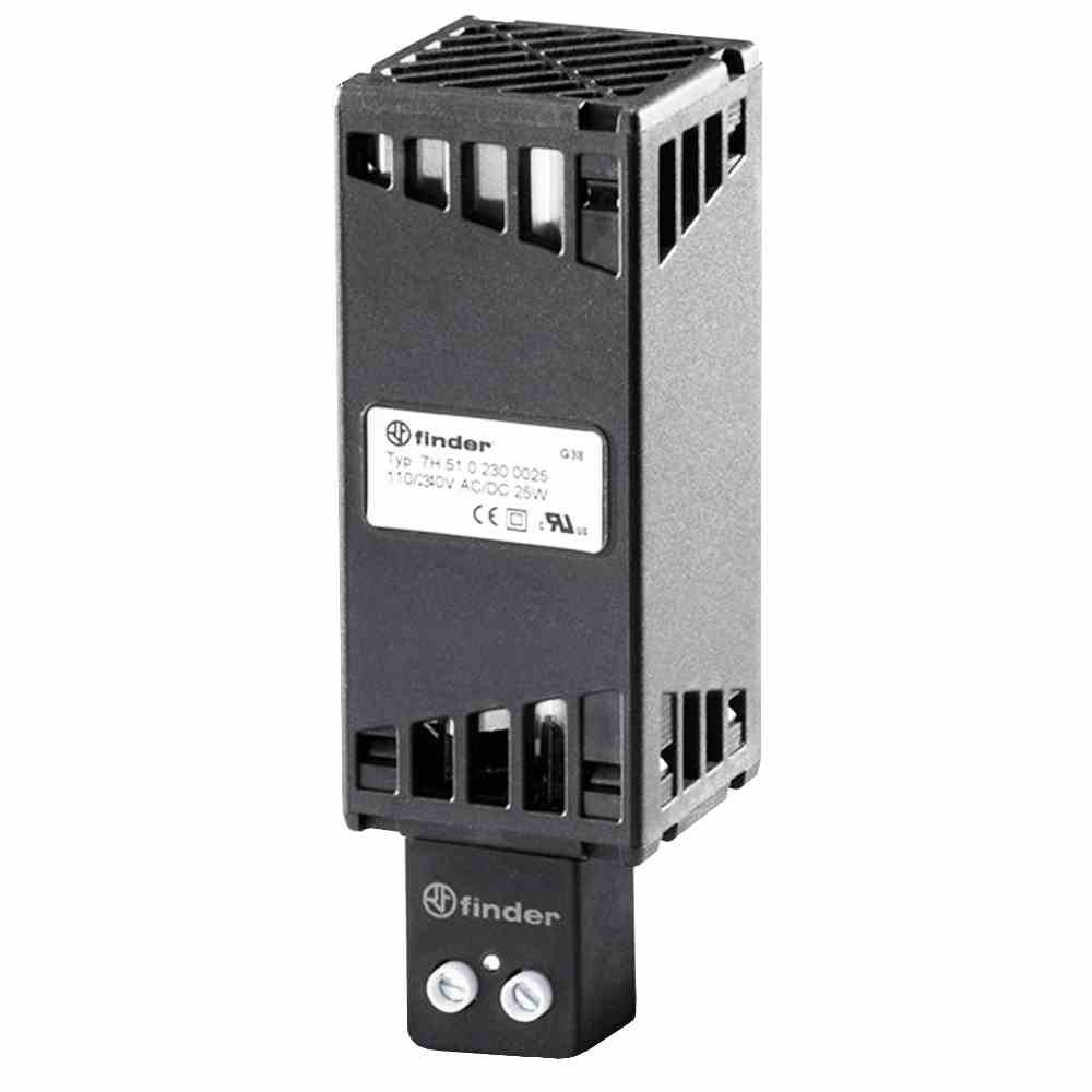 FINDER Schaltschrankheizung, 25W, 110-230VUC, 25W/20°C – 7H5102300025