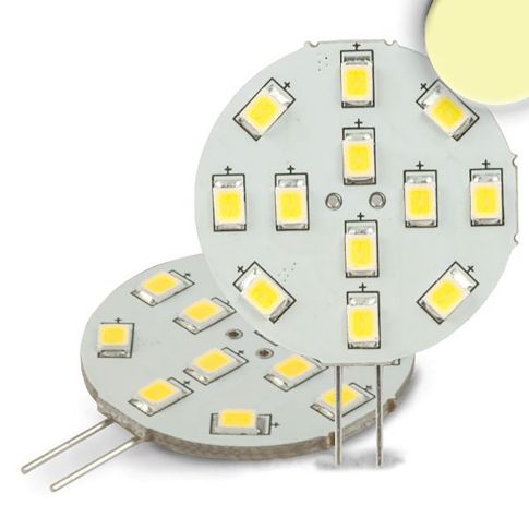 ISOLED G4 LED AC DC 2W warmweiß 220 Lumen 120° 3000K