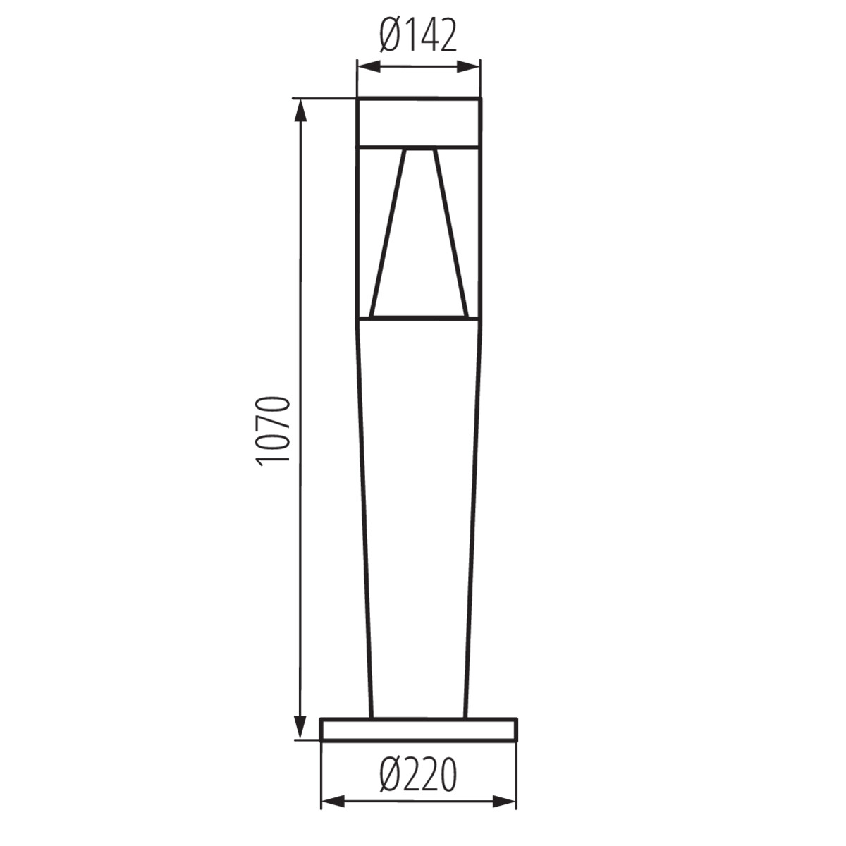 Kanlux INVO TR 107-O-GR