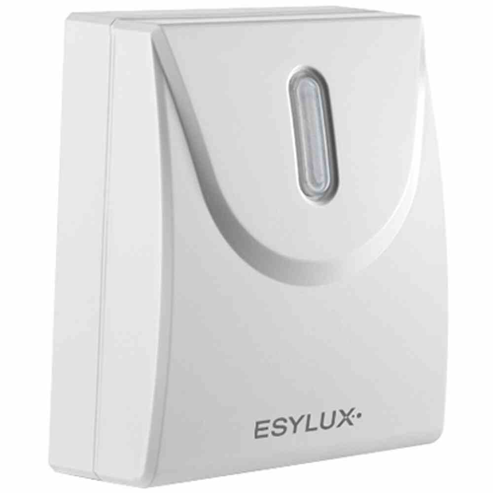 ESYLUX Defensor Dämmerungsschalter, Aufputz, 1S, 2300W, 60s/ein, 180s/aus, weiß, Lichtsensor eingebaut, IP55 – DEFENSORTSTIR1C