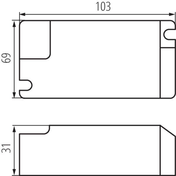 Kanlux BLINGO DRV40W1-10V BK