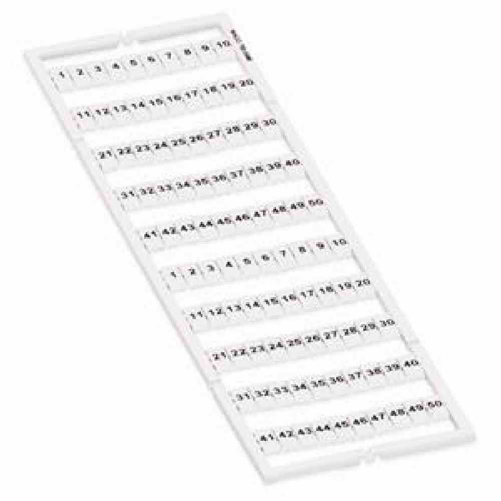 WAGO WMB-Multibeschriftungssystem Aufdruck waagerecht 1-50 mm weiß WAGO WMB-Multibeschriftungssystem Aufdruck waagerecht 1-50 mm weiß