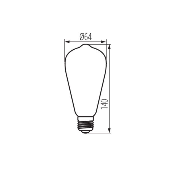 Kanlux ST64 A 4W-SW