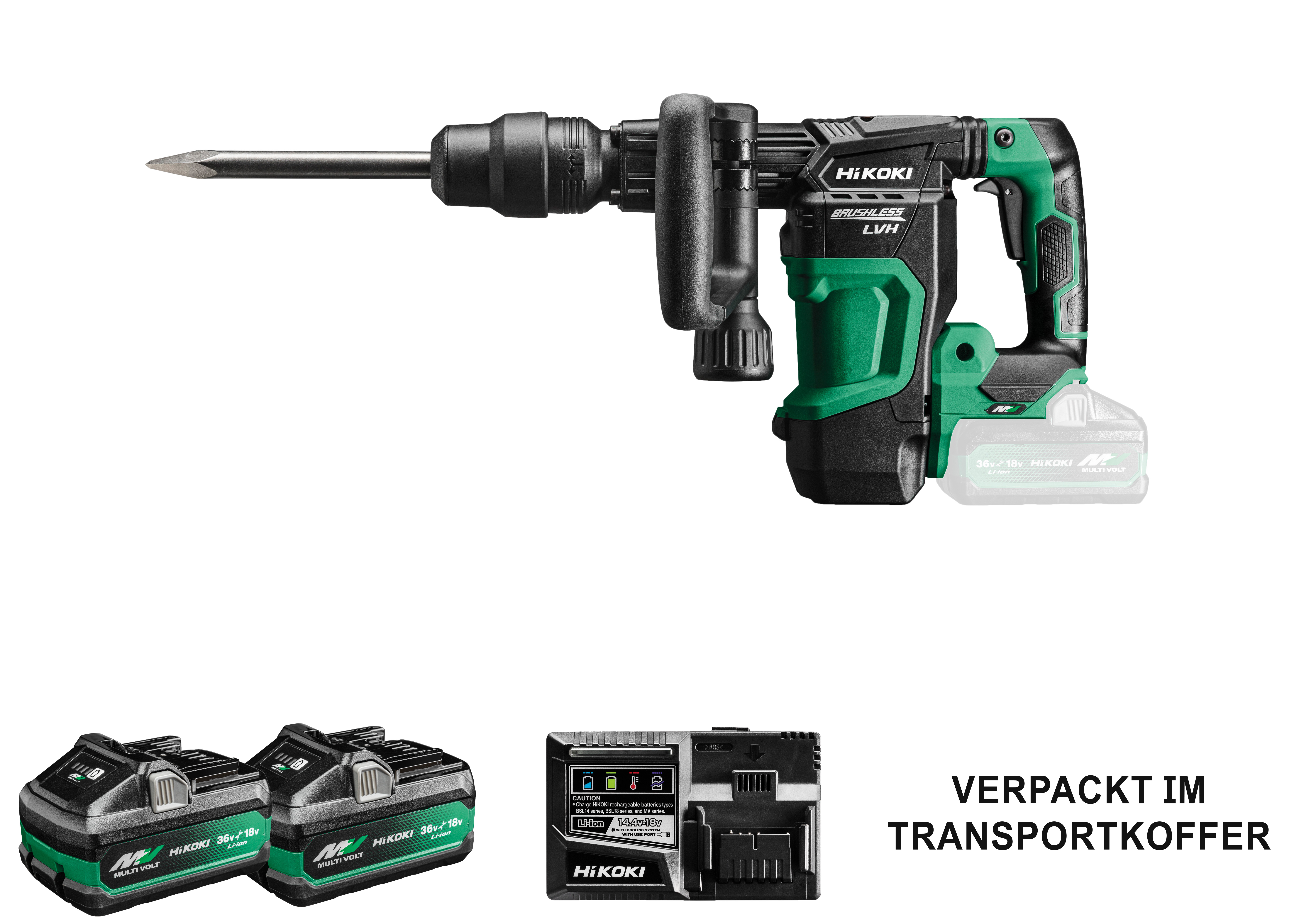 HiKOKI H3641DA(4.0 MV) (Transportkoffer) Akku M HiKOKI H3641DA(4.0 MV) (Transportkoffer) Akku M