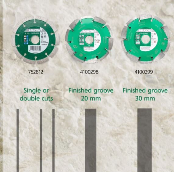 HiKOKI Diamantfrässcheiben 125x22,2x7 T=18 2-re