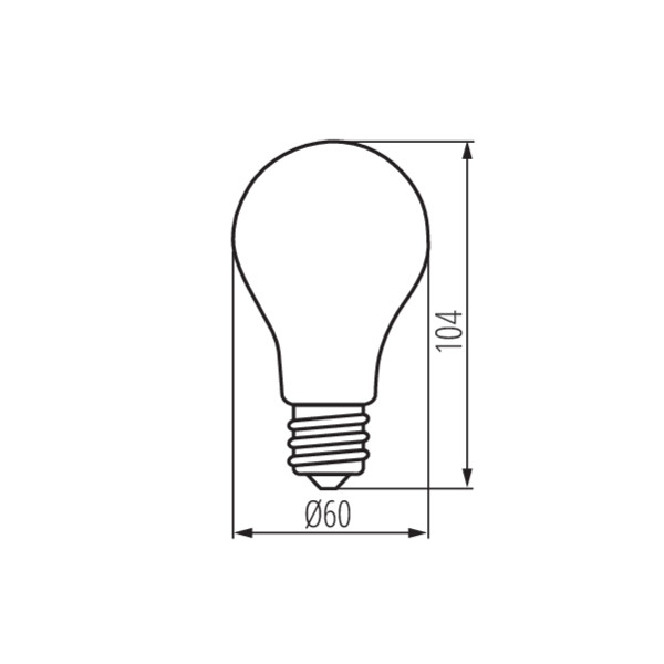 Kanlux XLEDA60 7W-NW-STEPDIM *LAMPA LED