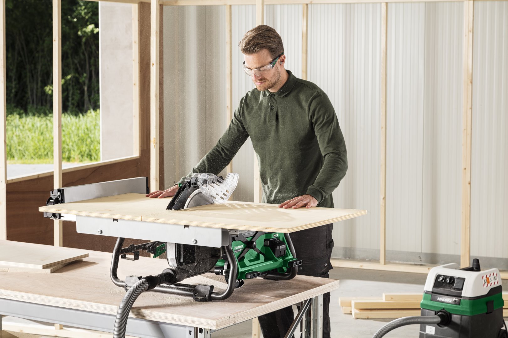 HiKOKI C3610DRJ(Basic) (Karton) Akku Tischkreissäge 79 mm 30,5 Kg