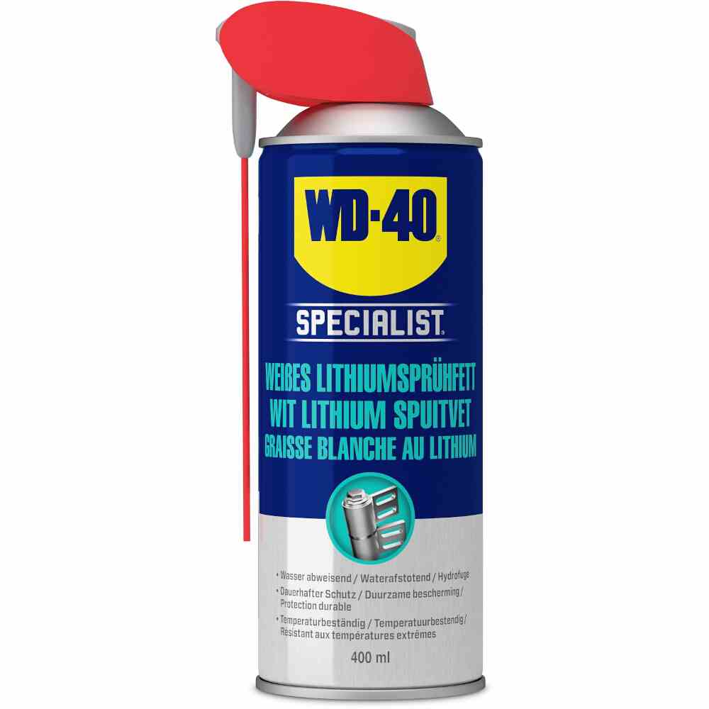 WD-40 SPECIALIST Lithiumsprühfett weiß 400 ml Smart Straw – 49390/25NBA