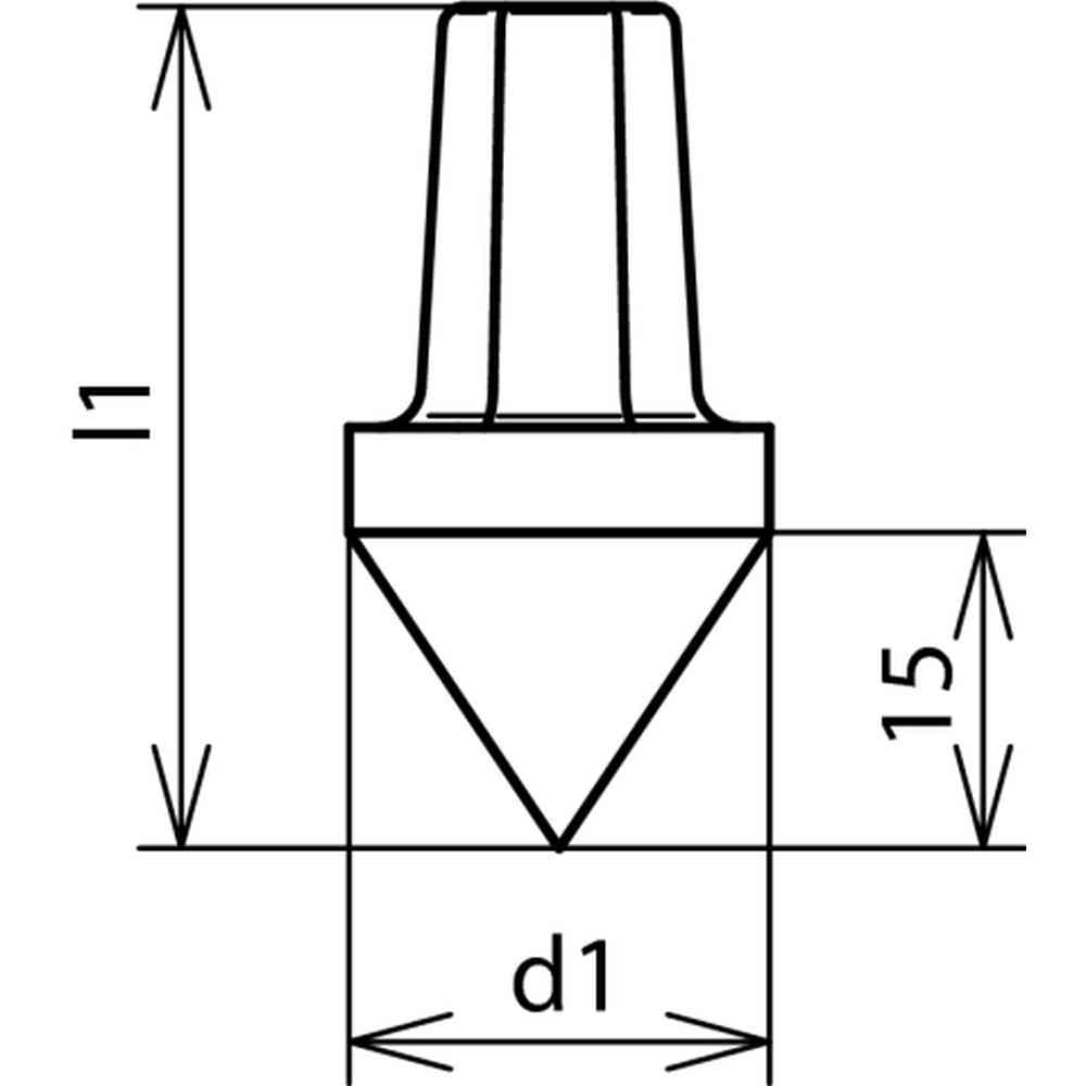 DEHN Schlagspitze TG/tZn  D 20mm f. Tiefenerder für Tiefenerder