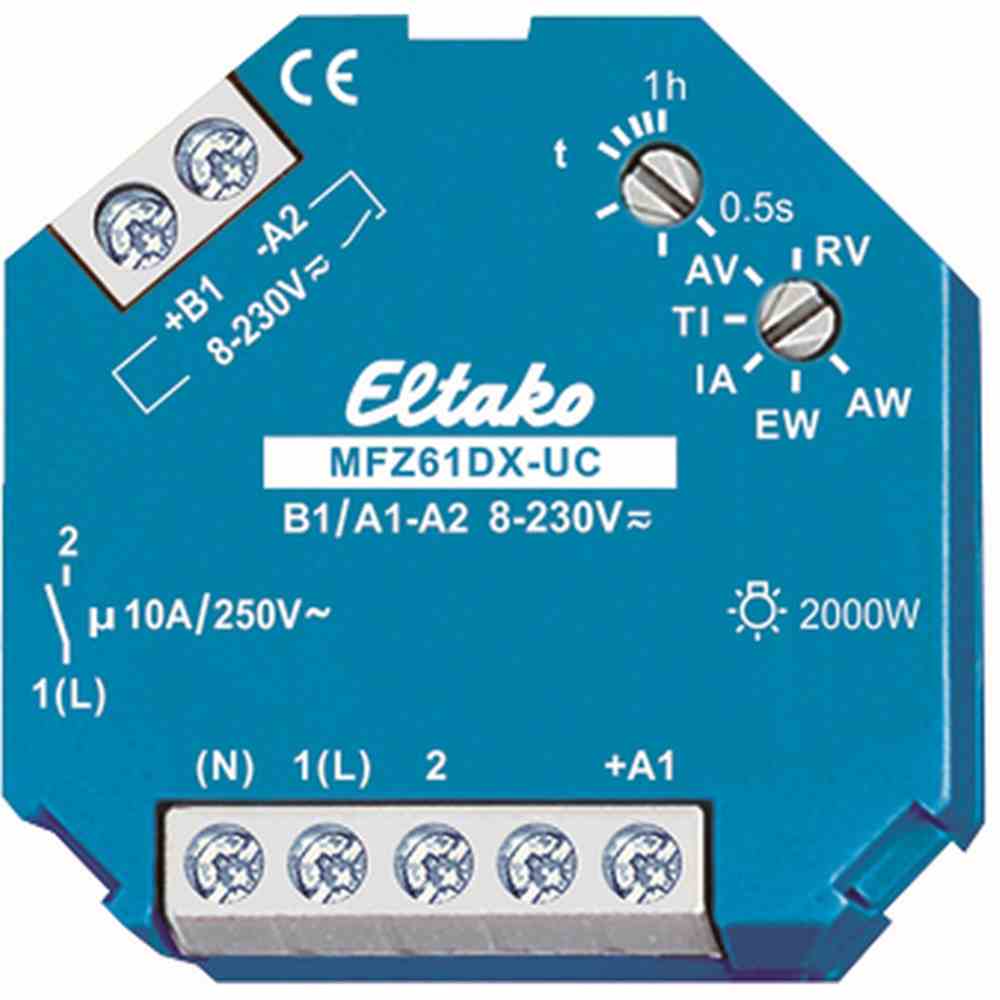 Eltako Multifunktions-Zeitrelais MFZ61DX-UC