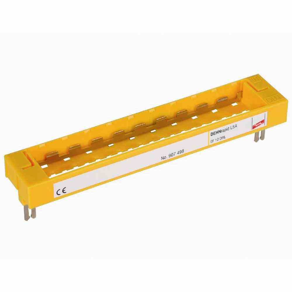 DEHN Erdungsrahmen für ÜS-Ableiter Schutz- stecker DEHNrapid LSA 10DA 10DA – EF 10 DRL