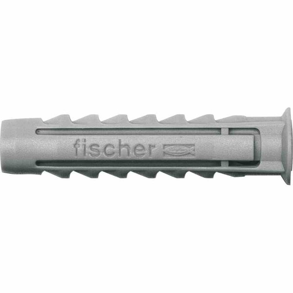 FISCHER SX 8 x 40 Nylon Spreizdübel mit Rand, *** packweise! ***, 100 Stück