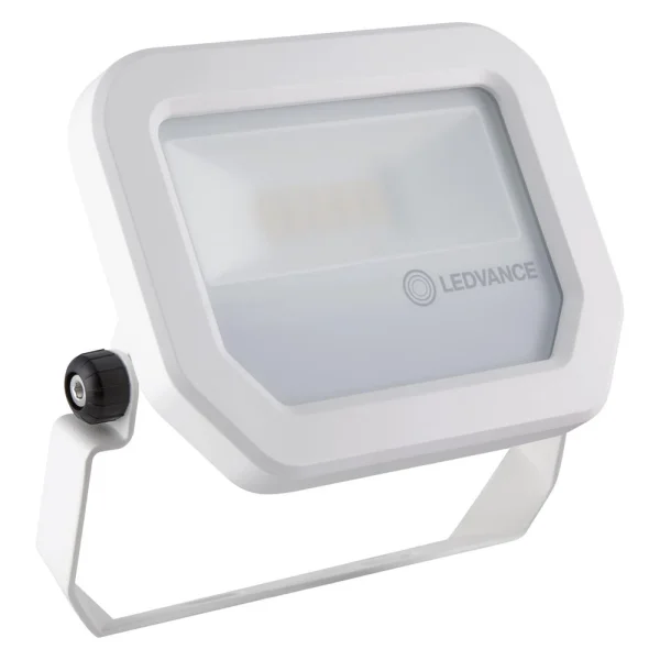 LEDVANCE Floodlight LED-Anbaustrahler, 10W, Konverter, 1LED, 3000K, 1100lm, Aluminium, IP65, extrem breitstrahlend >80° –