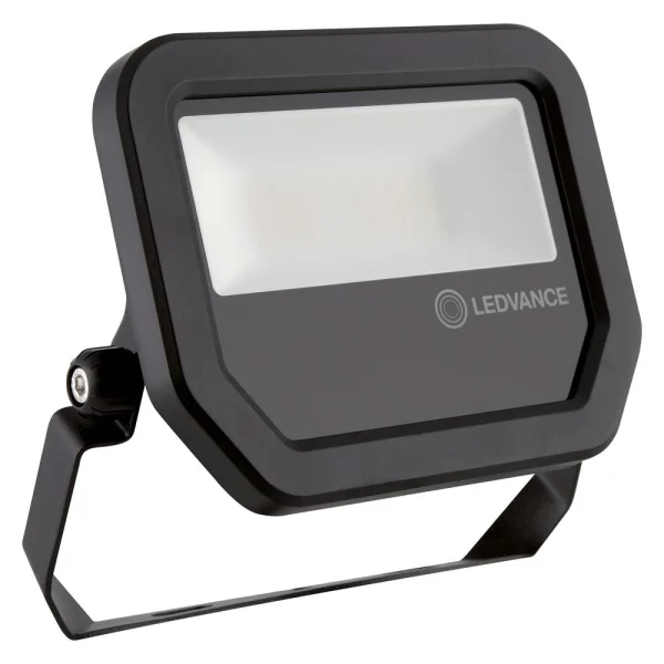 LEDVANCE Floodlight LED-Anbaustrahler, 20W, Konverter, 1LED, 4000K, weiß, 2400lm, Aluminium, IP65, schwarz, –