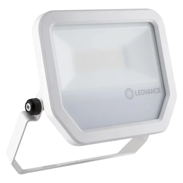 LEDVANCE Floodlight LED-Anbaustrahler, 50W, Konverter, 1LED, 4000K, 6000lm, Aluminium, IP65, extrem breitstrahlend >80° –