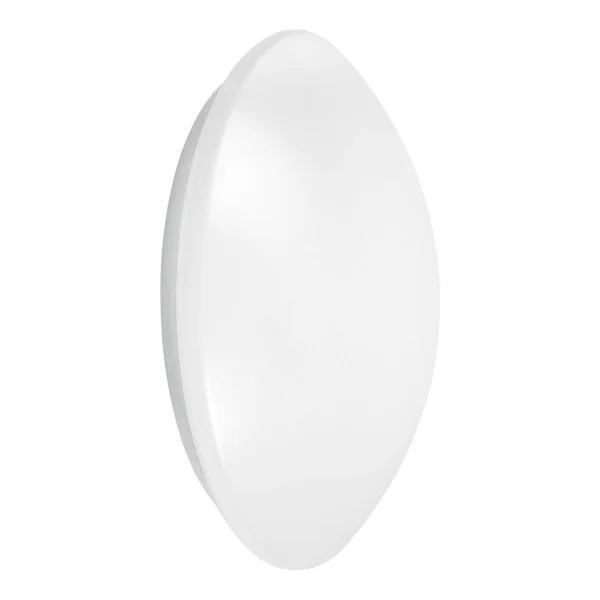 LEDVANCE LED-Sensorleuchte, 24W, 4000K, 1920lm, weiß, Konverter, IP44, mit Bewegungsmelder, Ø400x120mm –