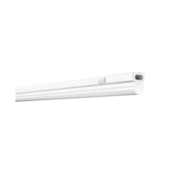 LEDVANCE LINEAR COMPACT LED-Lichtleiste, 12W, 1LED, 4000K, 1200lm, weiß, Konverter, IP20, mit Schalter –