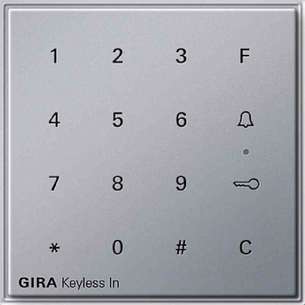 Gira Gira Keyless In Codetastatur Gira TX_44 (WG UP) F Alu