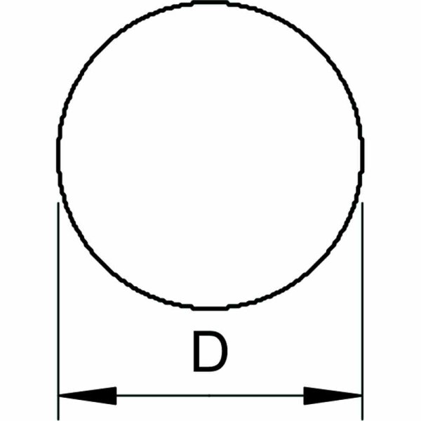 OBO BETTERMANN Runddraht, Ø10mm, rostfreier Stahl (V4A), unbehandelt, ohne Mantel