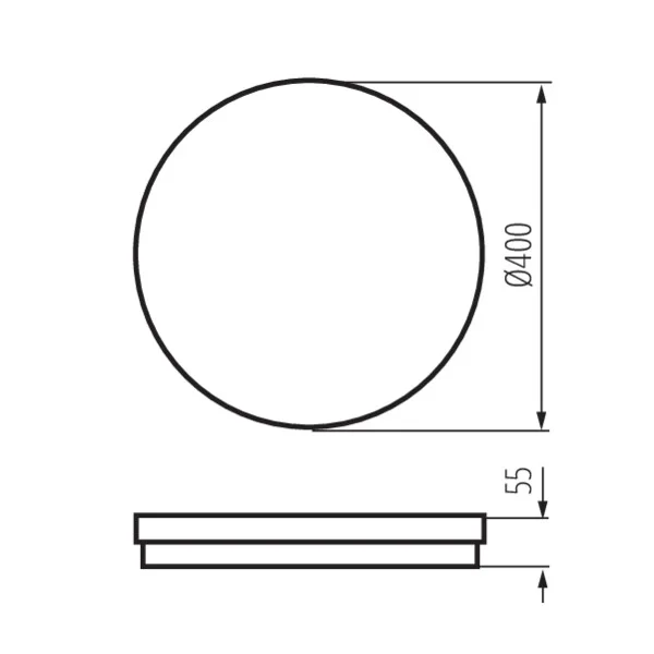 KANLUX LED- Deckenleuchte  BENO ECO 40W CCT O W