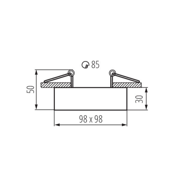 Kanlux MINI GORD DLP-50-W