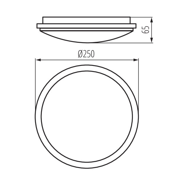 Kanlux ORTE LED 18W-NW-O