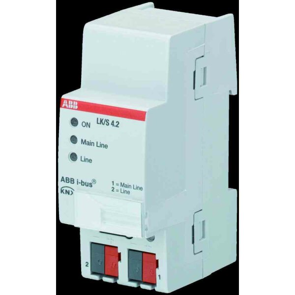 ABB Koppler, Bussystem KNX, REG, 2TE – LK/S4.2