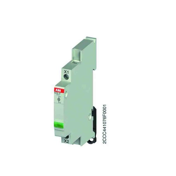 ABB Leuchtmelder REG, 250V, grün, LED, 0,47W, AC, 0,5TE, 68mm, IP20 – E219-D