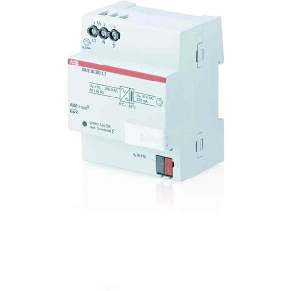 ABB Spannungsversorgung, Bussystem KNX, 4TE, 320mA, mit LED-Anzeige SV/S30.320.1.1 – SV/S 30.320.1.1