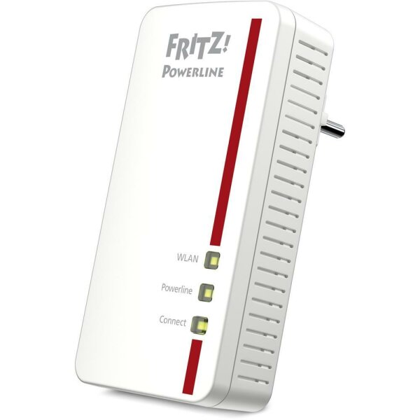 AVM Netzwerkadapter, 1x10/100/1000mbit/RJ45, Gigabit Ethernet – FRITZ!Powerline 1260E