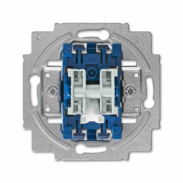 BUSCH-JAEGER Serienschalter-Einsatz, Beleuchtung mit LED, blau, matt, Unterputz, IP20, 2f, 16AX – 2400/5 USK