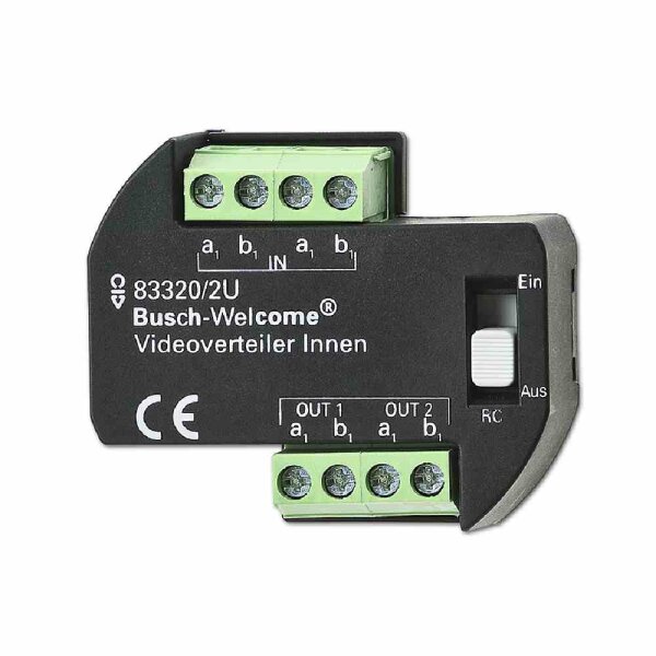 BUSCH-JAEGER WELCOME Bus-Videoverteiler, F=verteilen – 83320/2 U